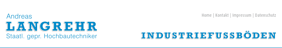 Langrehr, Industriefussbden, Wunstorf, Hannover, Kugelstrahlen, Untergrundvorbehandlungen, Parkhaus, Parkdeck, Rampe, Hallenboden, WHG,  Lagerraum, Lager, Versiegelungen, Balkon, Kche, Mensa, ESD, Terrassen TV, STO, Mapei, Uretec, Staatlich geprfter Hochbautechnike